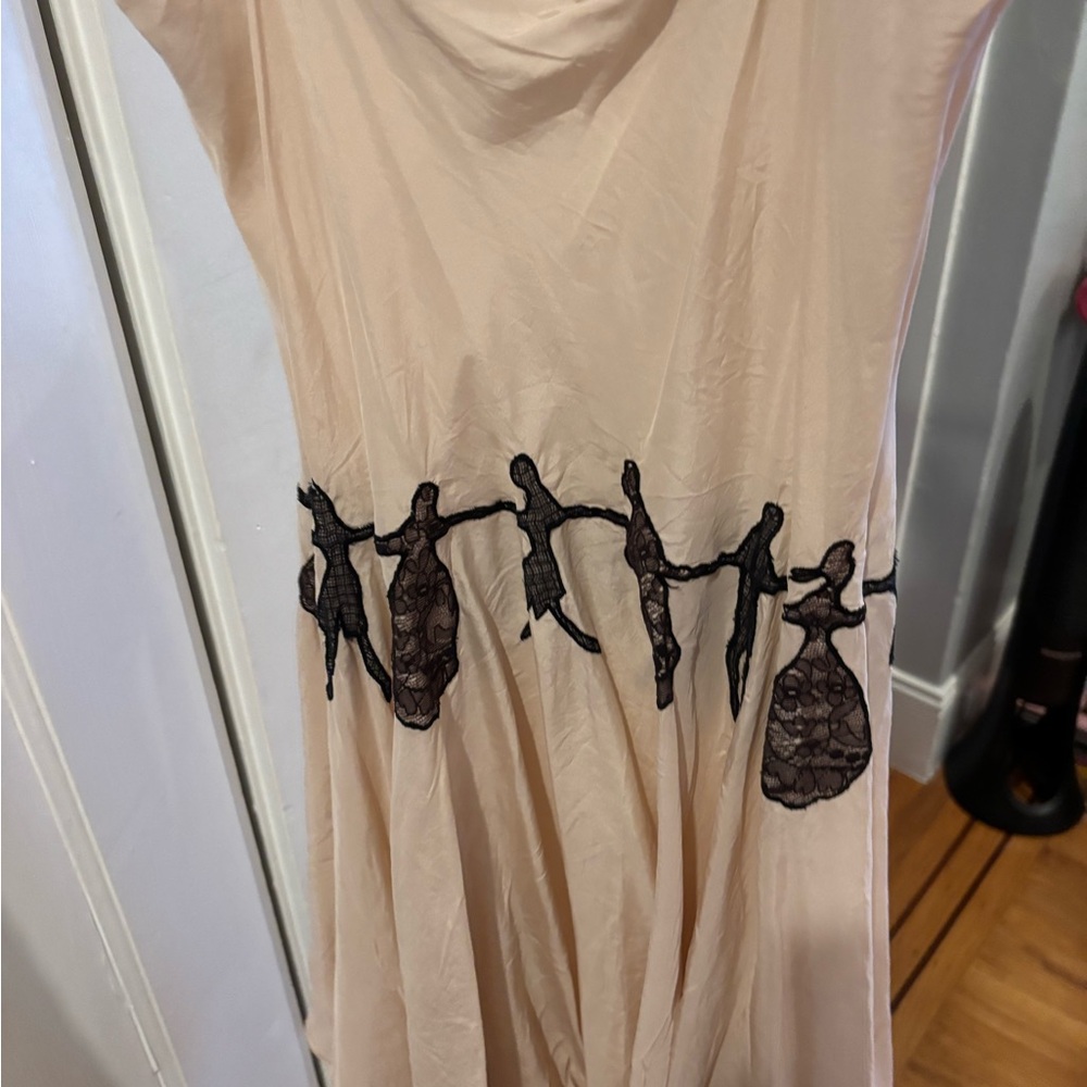 100% Silk and Lace Slip Dress - Picture 4 of 4